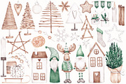 Noel Christmas Collection, a Seasonal Illustration by SirenaArt (Thumbnail 3 of 20)