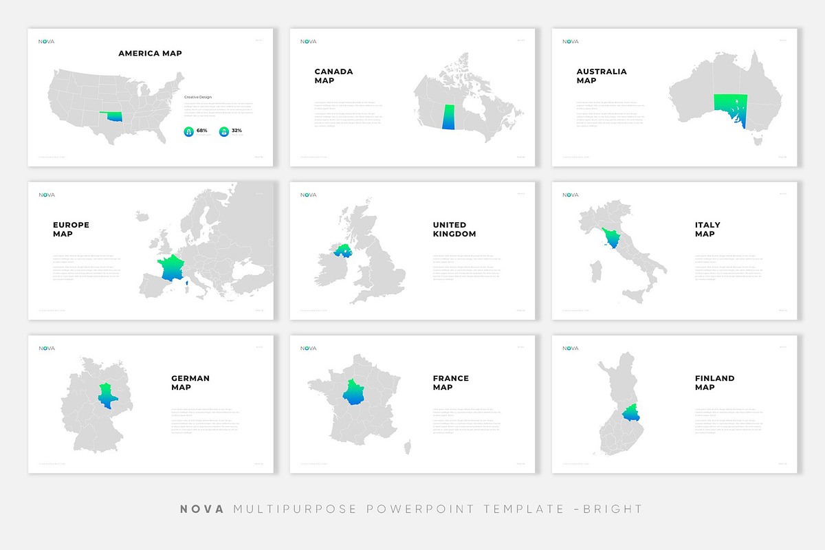 NOVA - Creative PowerPoint Template, a Presentation Template by PPTMORE