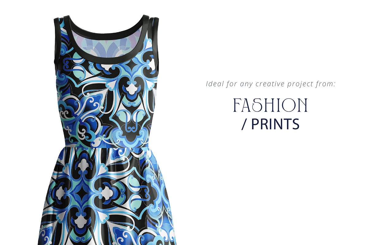 Vibrant Swirls Seamless Pattern, a Pattern Graphic by ASTUDIO (Photo 5 of 7)