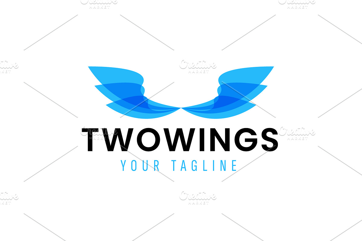 wings logo vector icon illustration, a Branding & Logo Template by Dyn Studio