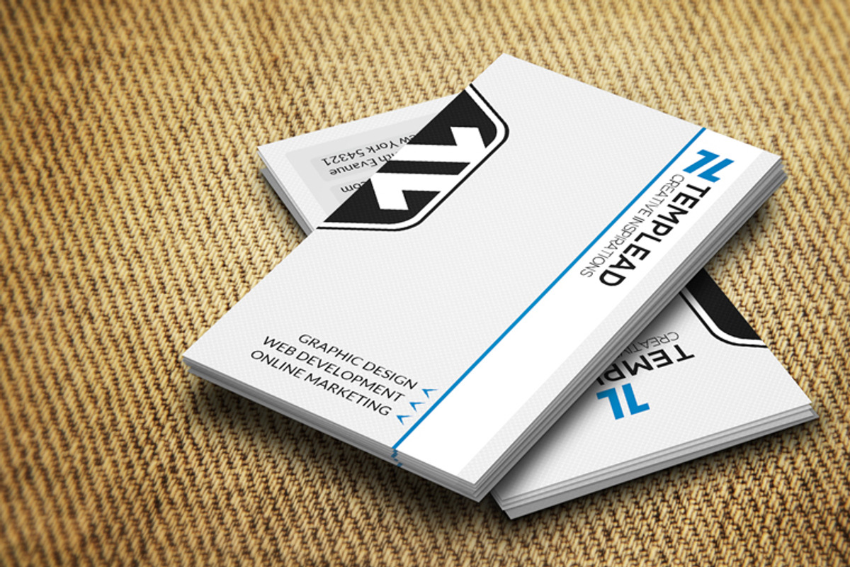 Corporate Business Card CM089, a Business Card Template by annozio (Photo 2 of 4)