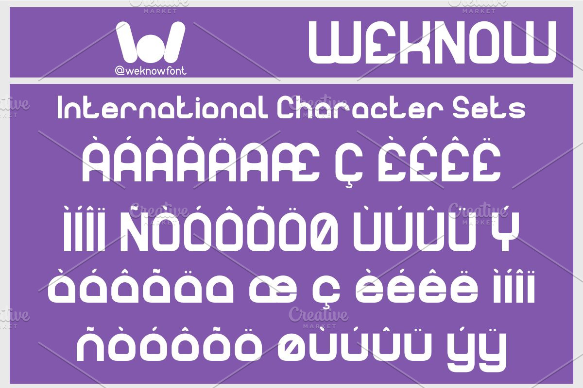 Friendly Tech font, a Font by weknow (Photo 8 of 8)