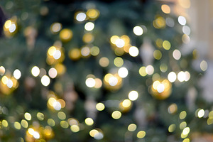 Abstract background lights and toys stock photo containing holiday and new