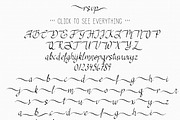 RSVP Display Calligraphy Font +, a Font by DailyMiracleDigitals,LLC (Thumbnail 7 of 12)
