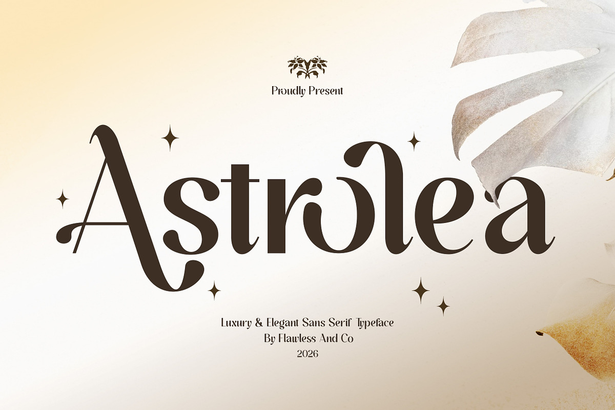 Astrolea - Elegant Sans Serif Font, a Sans Serif Font by Flawless And Co (Photo 1 of 10)