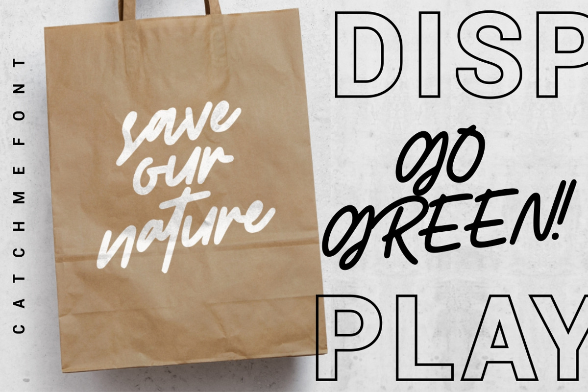 Catchme - Signature Font preview 2
