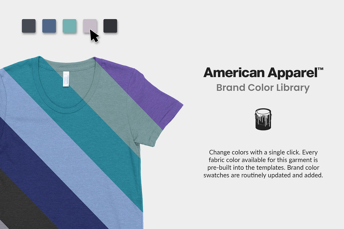 American Apparel TR301 Shirt Mockups, a Shirt Mockup by Photific (Photo 6 of 6)