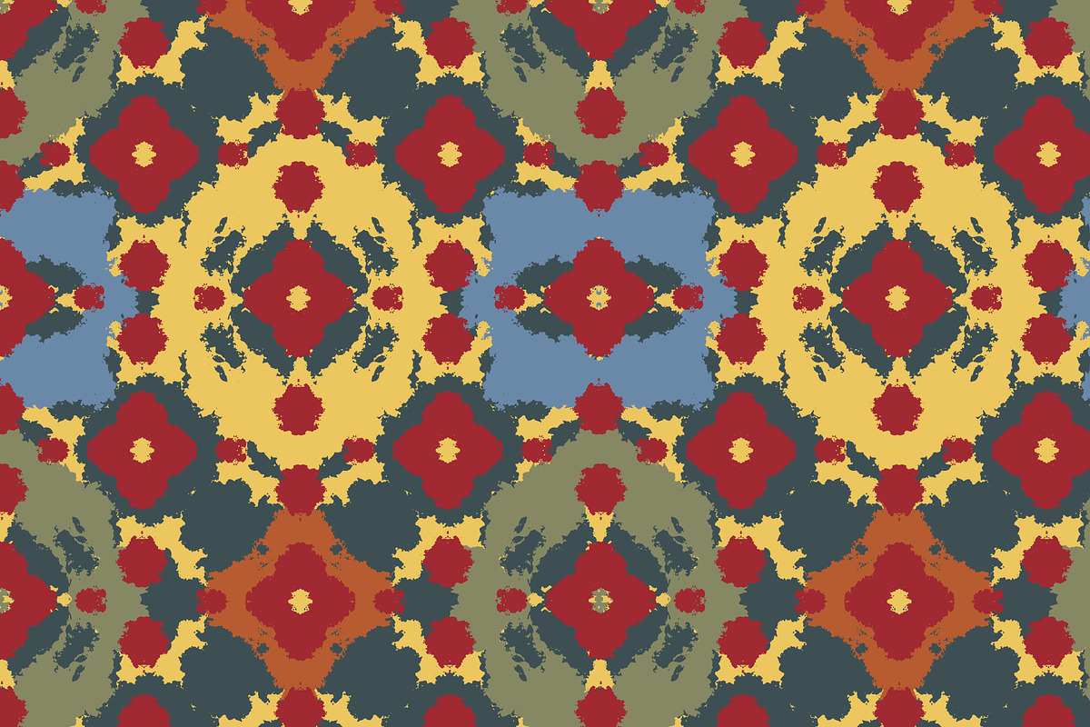 Vintage Abstract Folk Rug, a Pattern Graphic by NayaChu (Photo 8 of 12)
