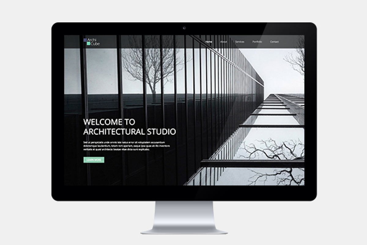 Architecture One Page Web Template, a HTML Template by GT3 Themes