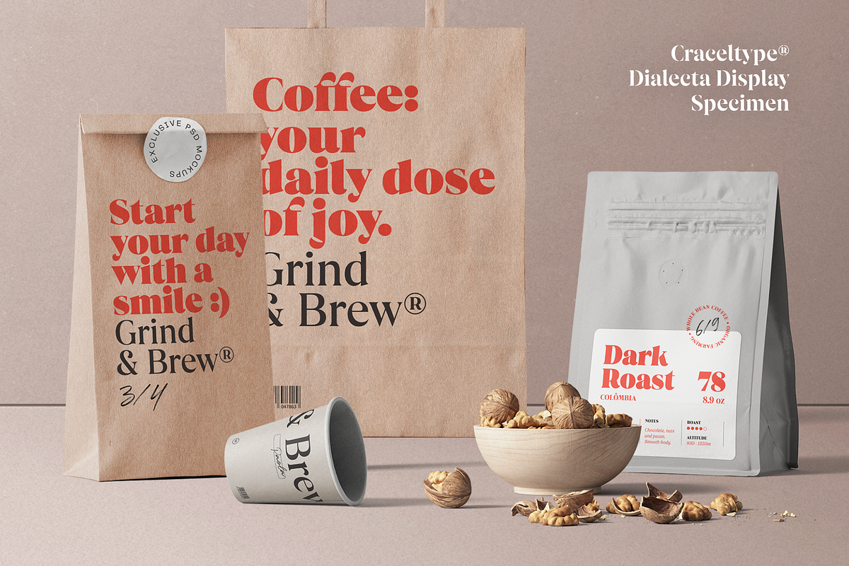 Dialecta Display, a Serif Font by Craceltype (Photo 3 of 9)