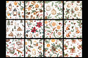 Rustic Christmas Seamless Patterns, a Pattern Graphic by Design Market (Thumbnail 2 of 4)