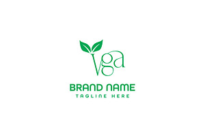 Letter VGA ROSE Logo Design Vector, a Branding & Logo Template by Abir Hossain Waffi