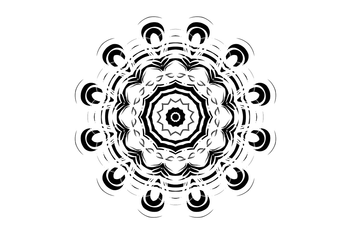 Decorative Mandala Digital Art Pack, a Decorative Illustration by NJ Himel (Photo 63 of 101)