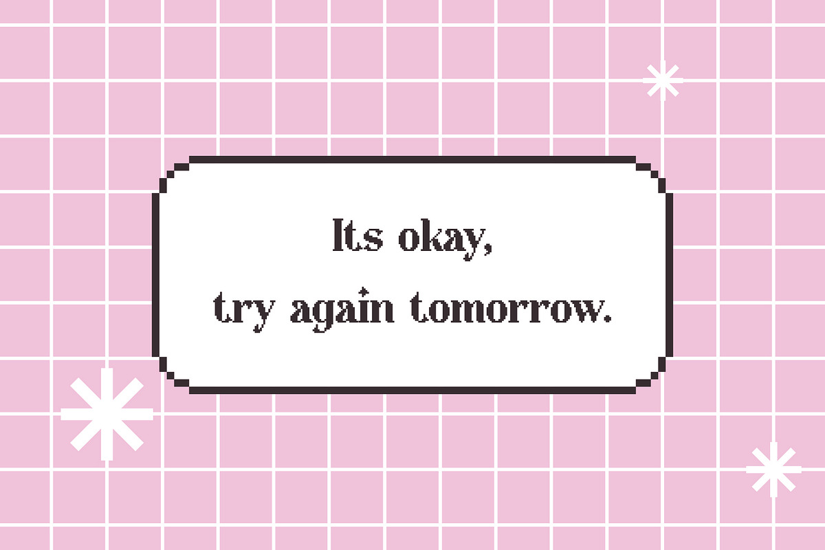 Star Crush - Y2K Pixel Font, a Handwritten Font by Pikgura (Photo 6 of 6)