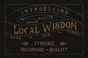 Local Wisdom, a Font by letrasdegs (Thumbnail 1 of 6)