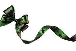 halloween bow transparent background