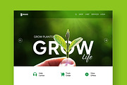 Plant Shop Landing Page, a Landing Page Template by ContestDesign (Thumbnail 2 of 6)