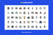 Job resume icons, an Outline Icon by Wencory (Thumbnail 1 of 2)