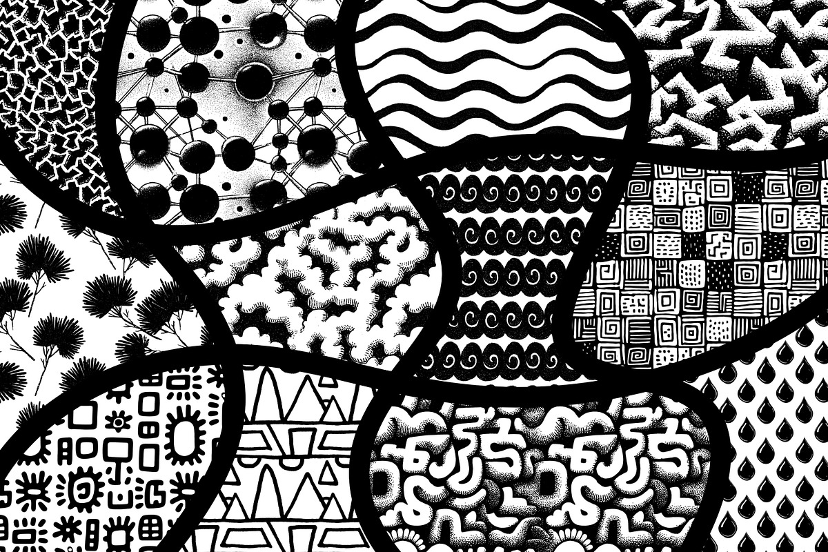 60 Mixed Motifs Procreate Brushes, a Brush Add-On by Heather Green Designs (Photo 5 of 12)