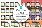 Amber Candle Jar Mockup for Canva, a Mockup by Mockup Scene (Thumbnail 1 of 21)