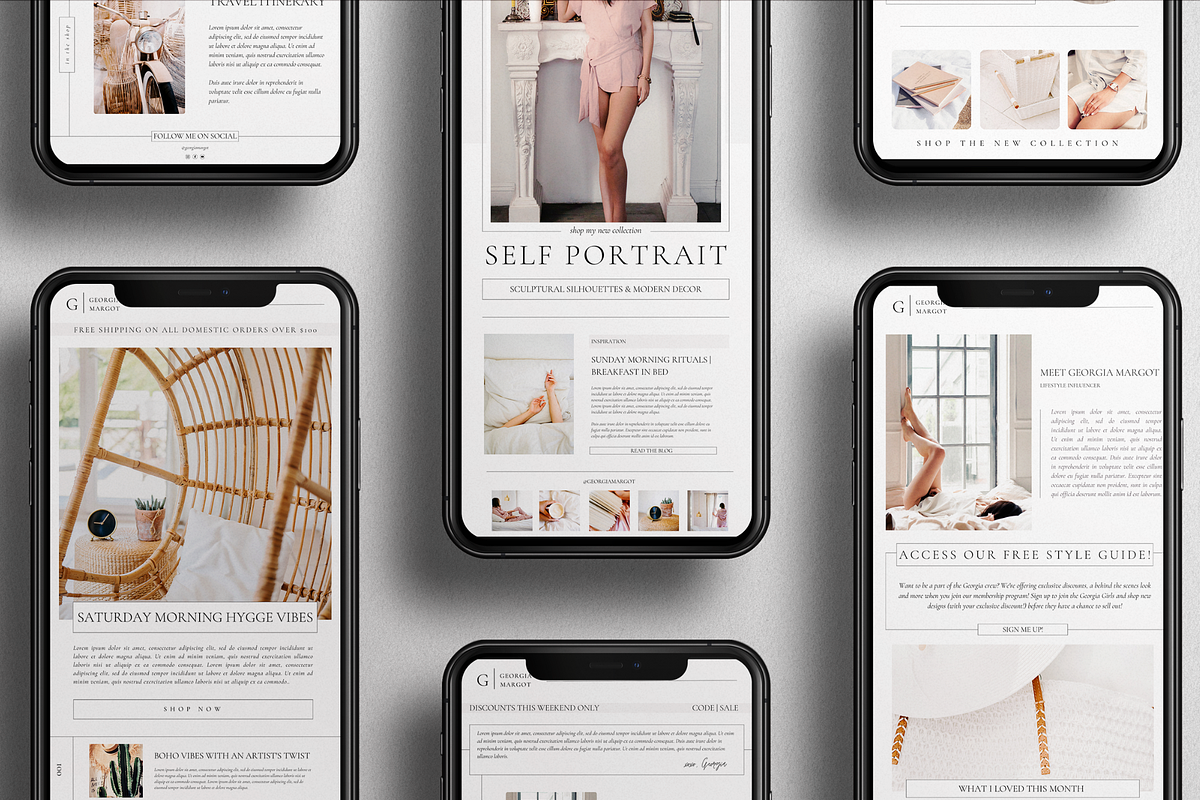 Modern Newsletter | Email Newsletter, a Templates & Theme by The Edits Shop (Photo 8 of 9)