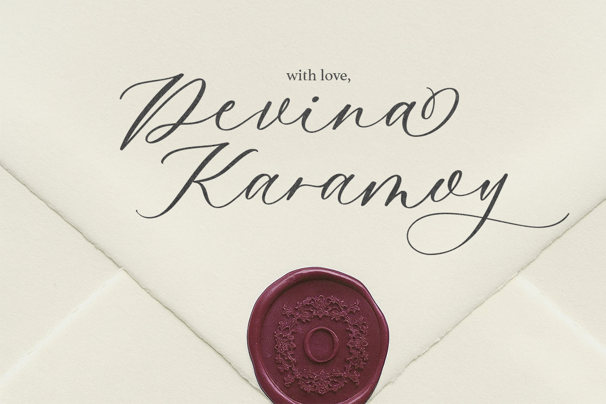 Dearly Heart - Feminine Script, a Script Font by Bale Type (Photo 3 of 10)
