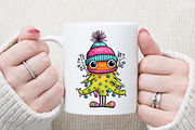 Whimsical Christmas Snowman Clipart, an Illustration by Sublimation Artist (Thumbnail 5 of 6)