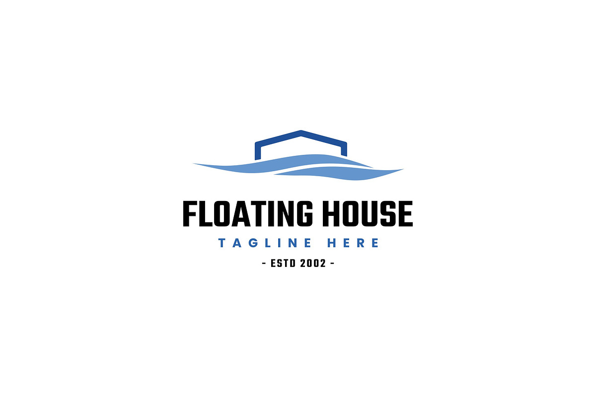 Floating House Logo, a Branding & Logo Template by zuhudsgn (Photo 1 of 3)