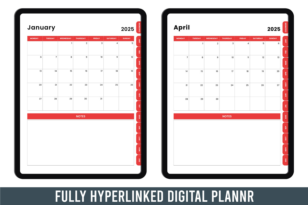 Best Selling 2025 Hyperlinked, a Stationery Template by Designmela01 (Photo 16 of 16)