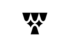Letter T Star Spark Logo