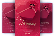 Valentine's Day Flyer, a Flyer Template by graystudio (Thumbnail 2 of 3)
