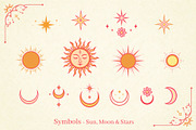 Midsummer Sun God & Goddess Symbols, a Seasonal Illustration by Christine Krahl (Thumbnail 10 of 11)