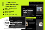 WIX STUDIO - DIGITAL AGENCY THEME, a Wix Template by Wix Creative Themes (Thumbnail 1 of 2)