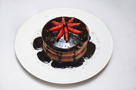 Chocolate cake featuring cake, food, and sweet, a Food & Drink Photo by bastera