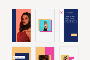 Podcast Insta Post & Stories Pack