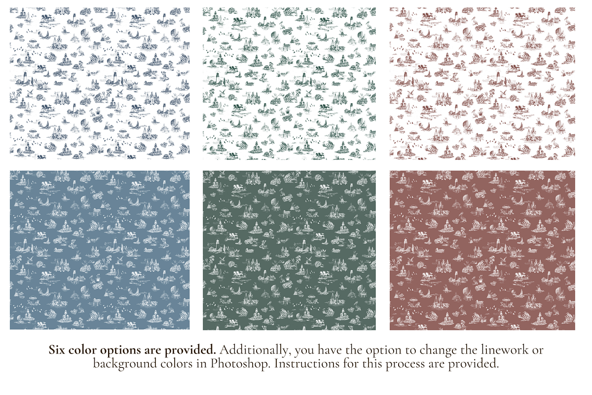 Maryland Seamless Pattern Set, a Background Graphic by Hughes Studio (Photo 2 of 11)