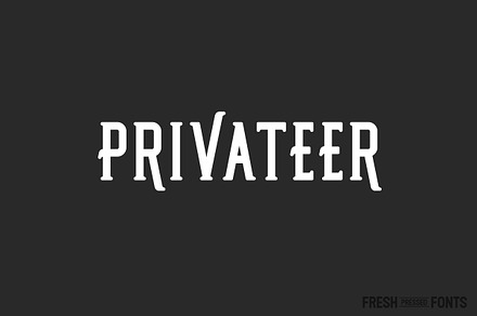 Privateer Display Font