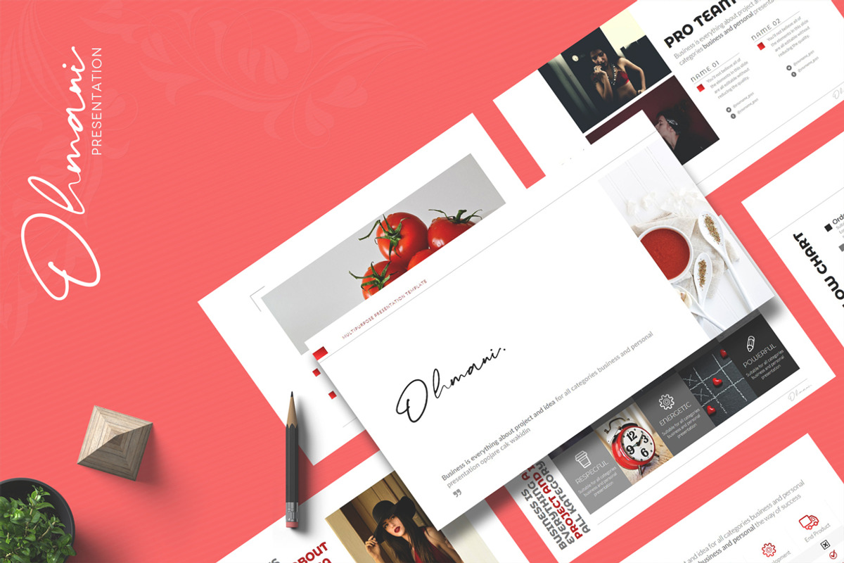 Ohmani Google Slide, a Presentation Template by Dedijuniadi (Photo 1 of 4)