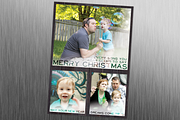 Frosted: 5x7 Xmas Card Template, a Card Template by Saunter Studios (Thumbnail 3 of 3)
