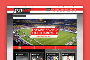 SeraMag - Magazine WordPress Theme