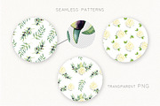 Floral Patterns Bundle 90% OFF, a Pattern Graphic by Spasibenko Art (Thumbnail 10 of 21)