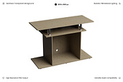 Wooden TV Stand with Shelves 3D, an Object 3D Model by Wencory (Thumbnail 1 of 2)
