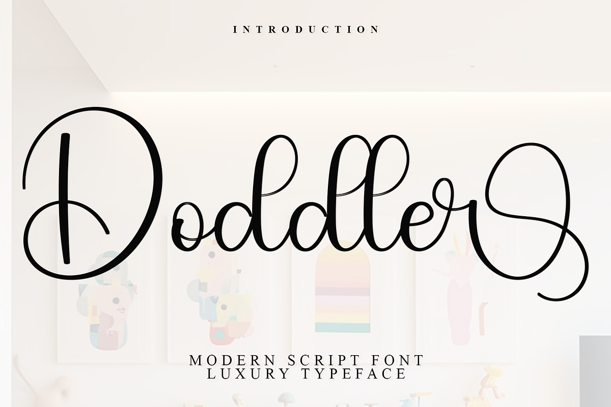 Doddler, a Handwritten Font by FreshTypeINK (Photo 1 of 8)