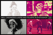 12 Photo Effect Templates, a Layer Style Add-On by iDoodle Studio (Thumbnail 4 of 6)