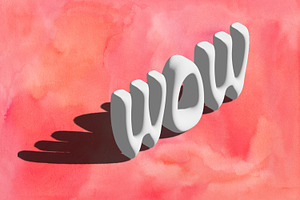 3D Text Effect, a Layer Style Add-On by CreativeShaper