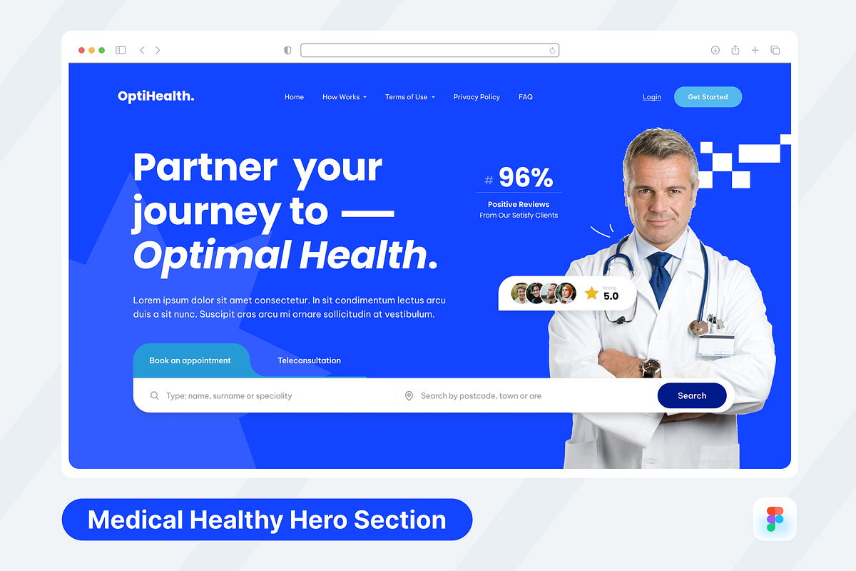 Health Care - Healthcare Hero Header, a Templates & Theme by SquidPixey (Photo 1 of 3)