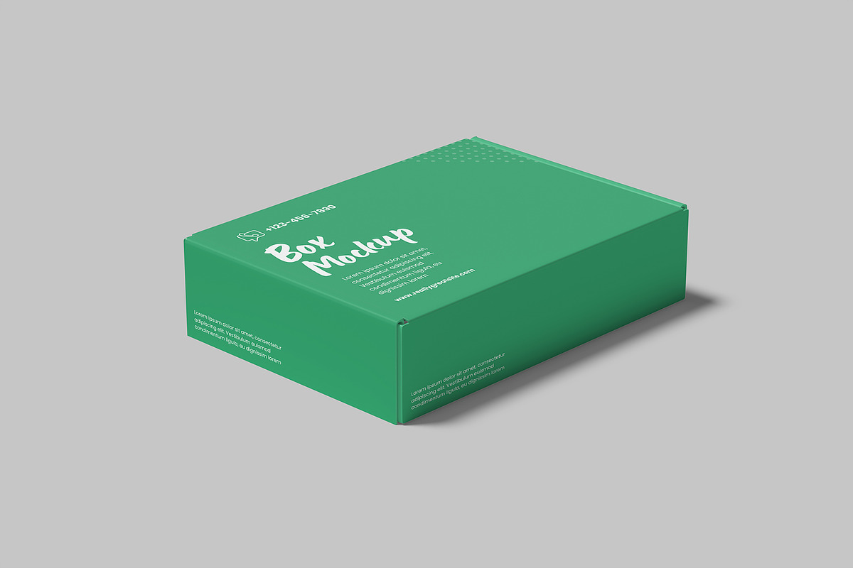 Mailer Box Mockup, a Packaging Mockup by lamorastudio (Photo 2 of 11)