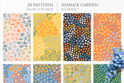 Summer Garden Patterns, a Pattern Graphic by GVGraphics (Thumbnail 4 of 15)