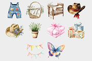 Western Baby Shower Clipart, a Seasonal Illustration by Design Market (Thumbnail 5 of 5)