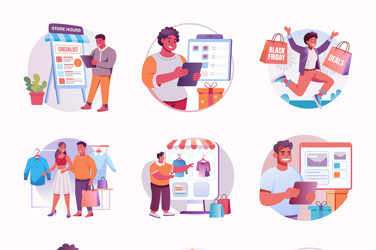 Black Friday Illustration, a Person Illustration by Vectors Market (Photo 8 of 10)